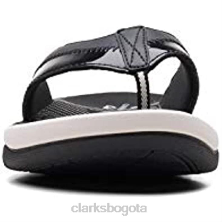 Clarks 0DX8L623 chanclas sunmaze surf mujer clarks charol sintético negro mujer charol sintético negro