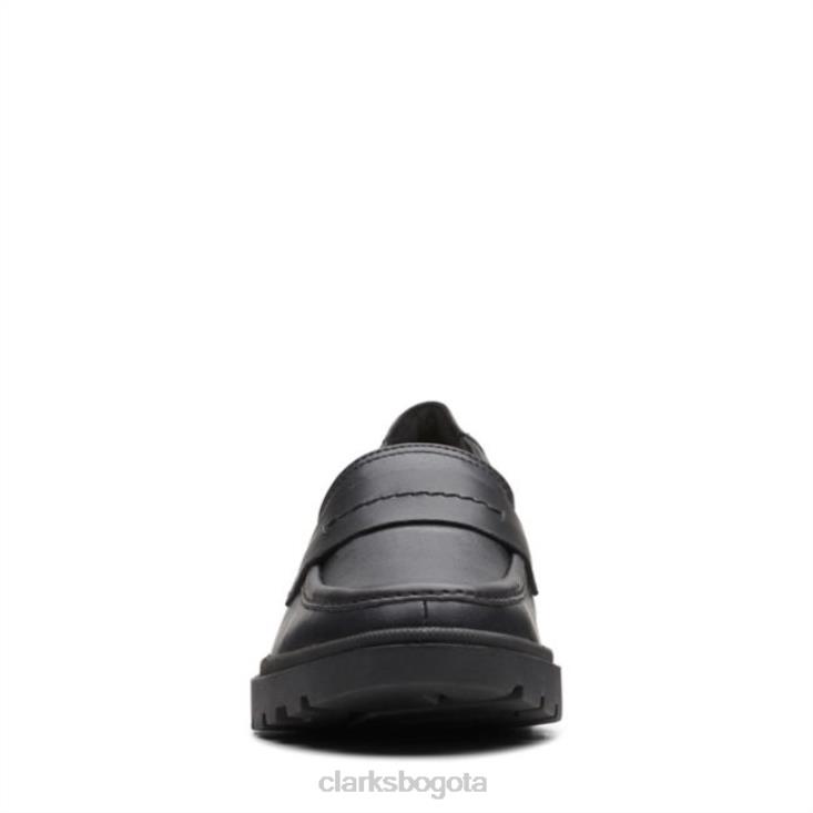 Clarks 0DX8L6242 clarks calla facilidad cuero negro cuero negro unisexo cuero negro