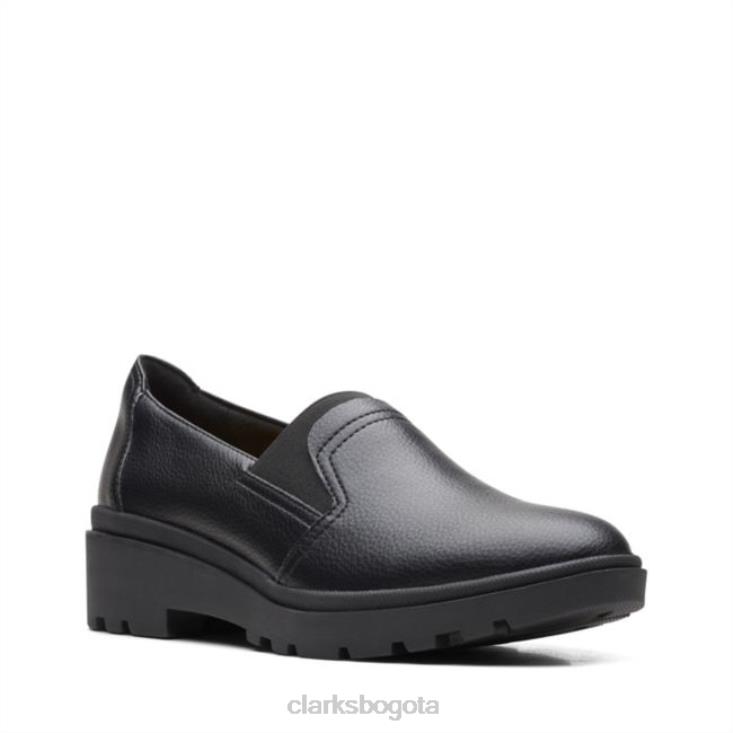 Clarks 0DX8L6272 cuero negro clarks calla rae cuero negro unisexo cuero negro