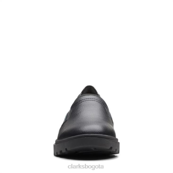 Clarks 0DX8L6272 cuero negro clarks calla rae cuero negro unisexo cuero negro
