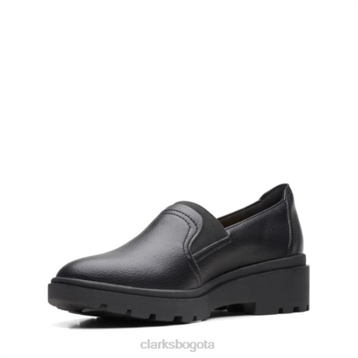 Clarks 0DX8L6272 cuero negro clarks calla rae cuero negro unisexo cuero negro