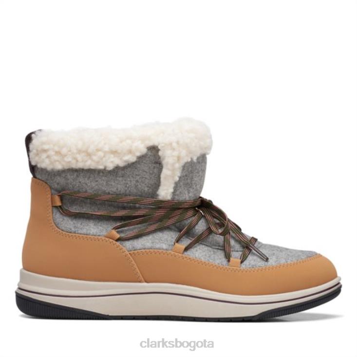 Clarks 0DX8L6278 brisa glaciar combinación gris combinación gris clarks unisexo combinación gris