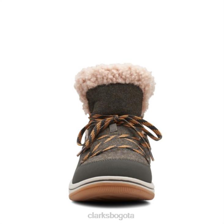 Clarks 0DX8L6280 Combi oliva oscuro Clarks Breeze Glacier Combi oliva oscuro unisexo combinación oliva oscuro