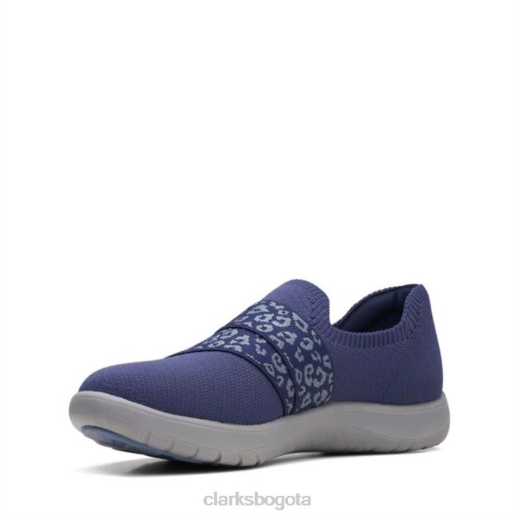 Clarks 0DX8L6285 adella stride punto azul marino oscuro clarks punto azul marino oscuro mujer punto azul marino oscuro