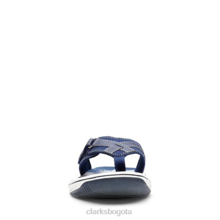 Clarks 0DX8L6288 azul marino sintético clarks Breeze Sea marino sintético mujer azul marino sintético