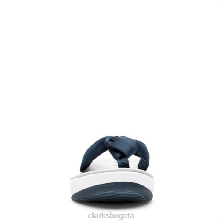 Clarks 0DX8L6290 Clarks arla glison tela azul tela azul mujer Fabrica azul