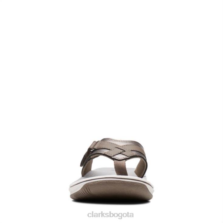 Clarks 0DX8L6294 brisa marina peltre peltre sintético clarks sintéticos mujer peltre sintético