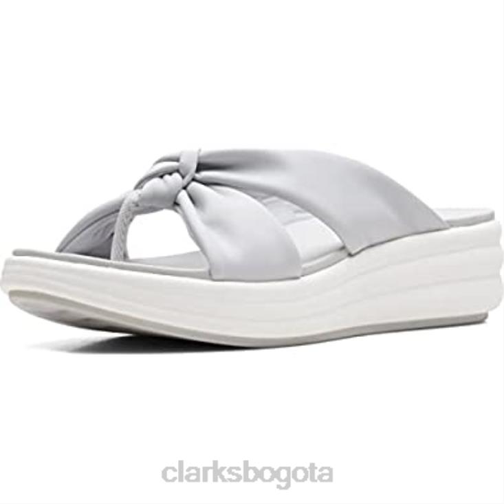 Clarks 0DX8L63 sandalia con cuña drift ave unisex-adulto clarks gris claro unisexo gris claro
