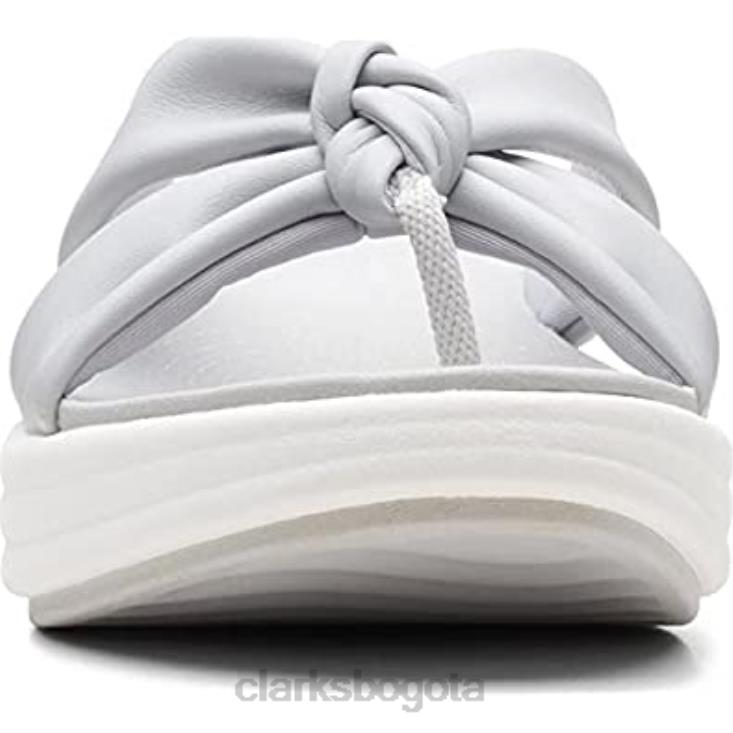 Clarks 0DX8L63 sandalia con cuña drift ave unisex-adulto clarks gris claro unisexo gris claro