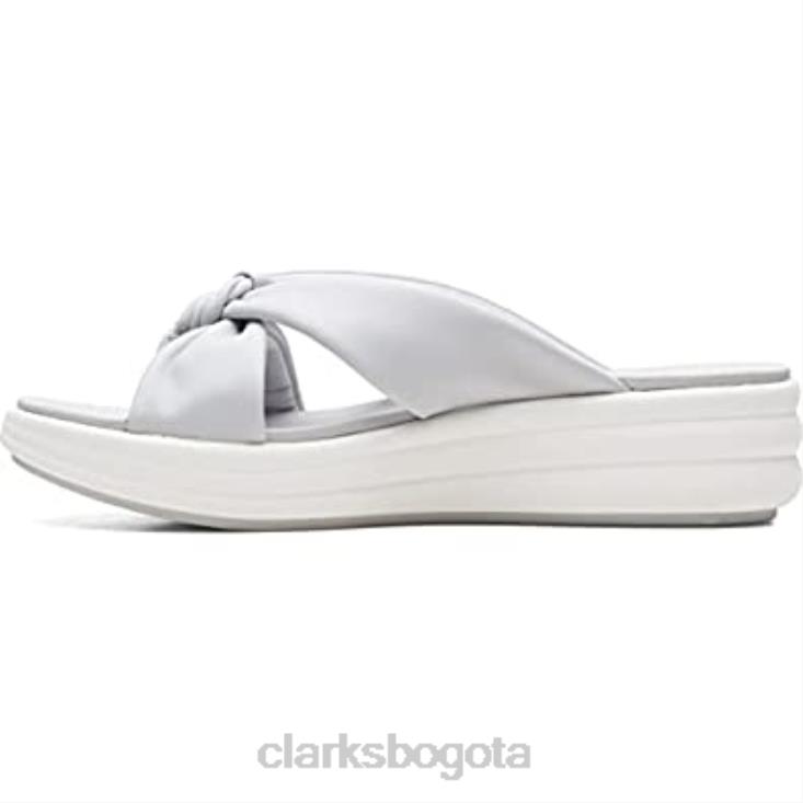 Clarks 0DX8L63 sandalia con cuña drift ave unisex-adulto clarks gris claro unisexo gris claro