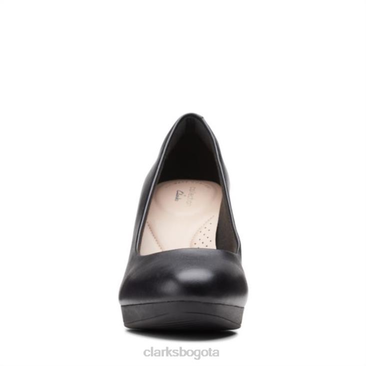 Clarks 0DX8L6305 clarks cuero negro ambyr joy cuero negro mujer cuero negro