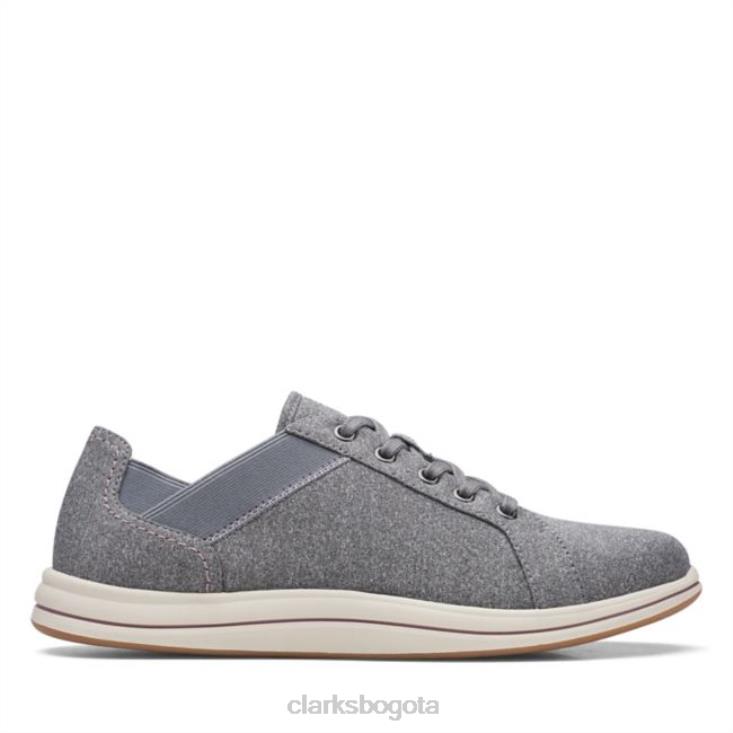Clarks 0DX8L6315 gris oscuro clarks brisa cielo gris oscuro mujer gris oscuro