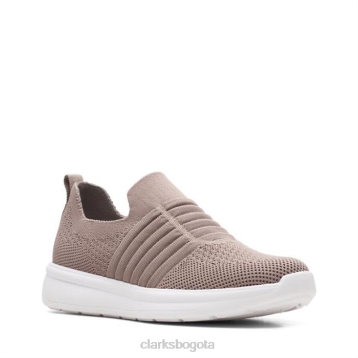 Clarks 0DX8L6325 ezera walk topo oscuro clarks topo oscuro mujer gris pardo oscuro