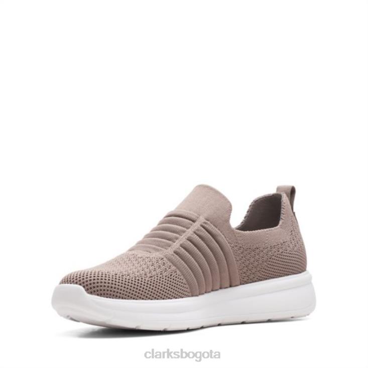 Clarks 0DX8L6325 ezera walk topo oscuro clarks topo oscuro mujer gris pardo oscuro