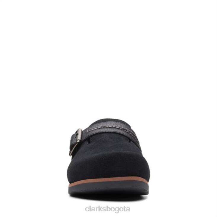 Clarks 0DX8L6328 ante negro clarks brynn slide ante negro mujer ante negro