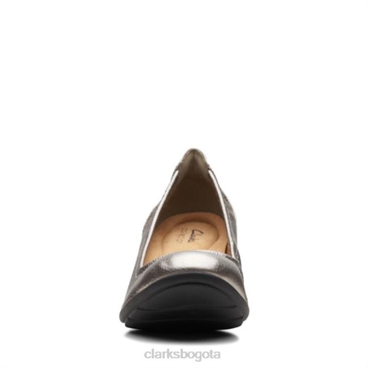 Clarks 0DX8L6335 neiley perla peltre metálico clarks peltre metálico unisexo peltre metálico