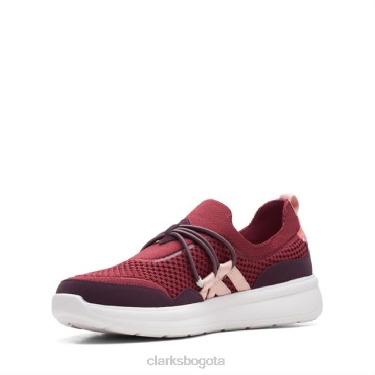 Clarks 0DX8L6336 combi burdeos clarks ezera run combi burdeos mujer combi burdeos
