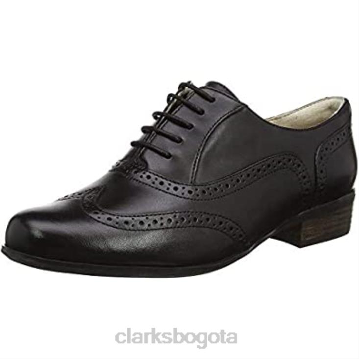 Clarks 0DX8L634 zapatos brogue clarks hamble oak mujer cuero negro mujer cuero negro