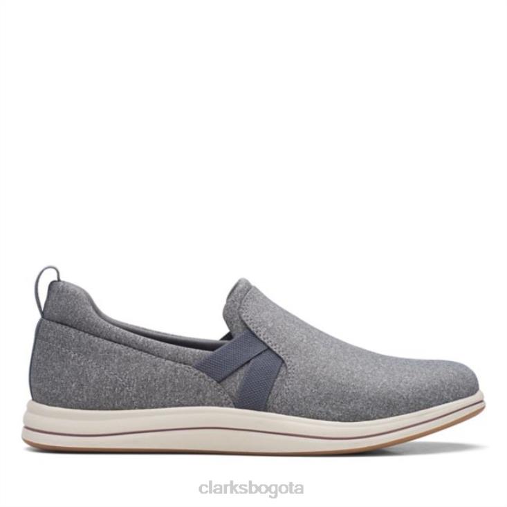 Clarks 0DX8L6340 brisa gris oscuro bali clarks gris oscuro mujer gris oscuro