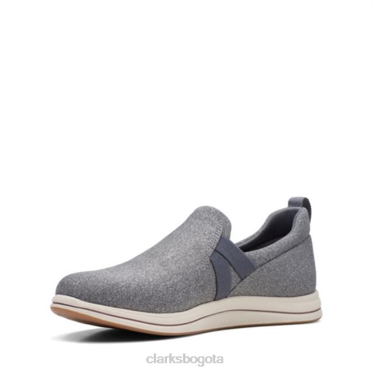 Clarks 0DX8L6340 brisa gris oscuro bali clarks gris oscuro mujer gris oscuro