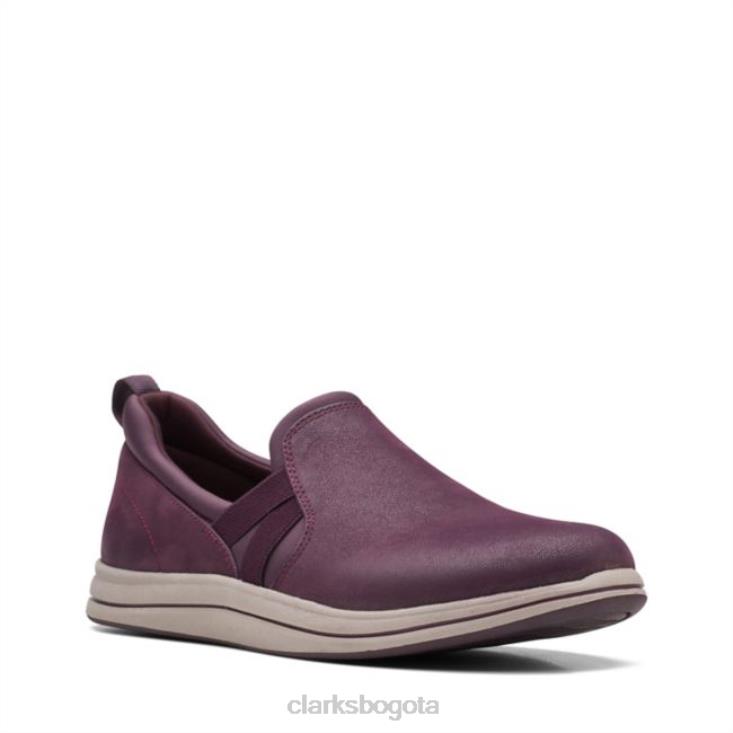 Clarks 0DX8L6341 brisa bali burdeos clarks burdeos mujer borgoña