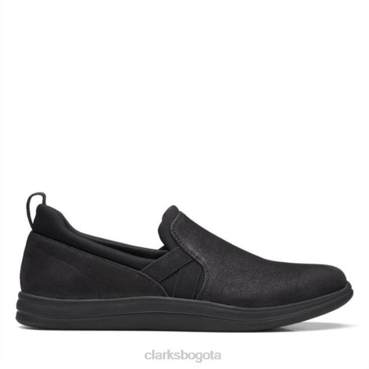Clarks 0DX8L6343 brisa bali negro clarks negro mujer negro