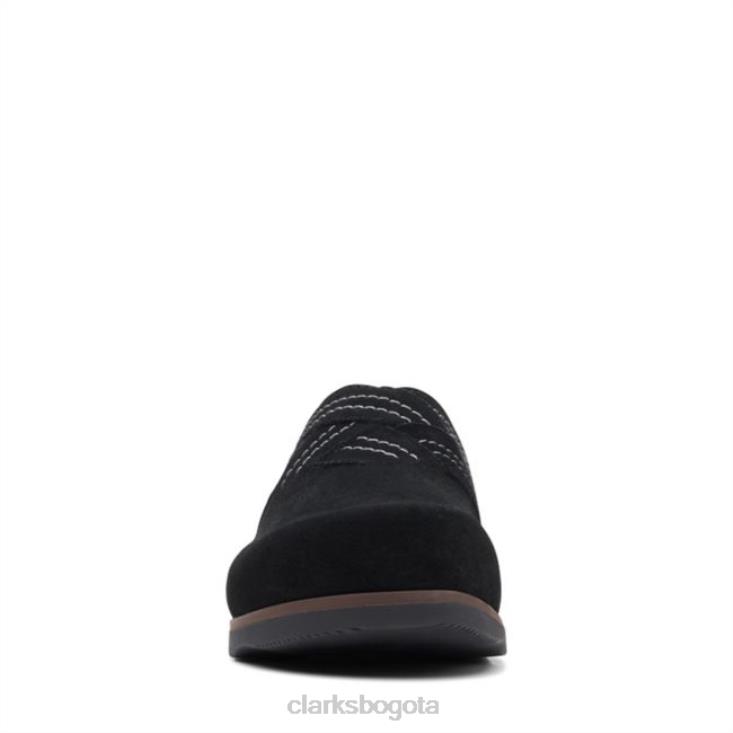 Clarks 0DX8L6350 brynn glide ante negro clarks ante negro mujer ante negro