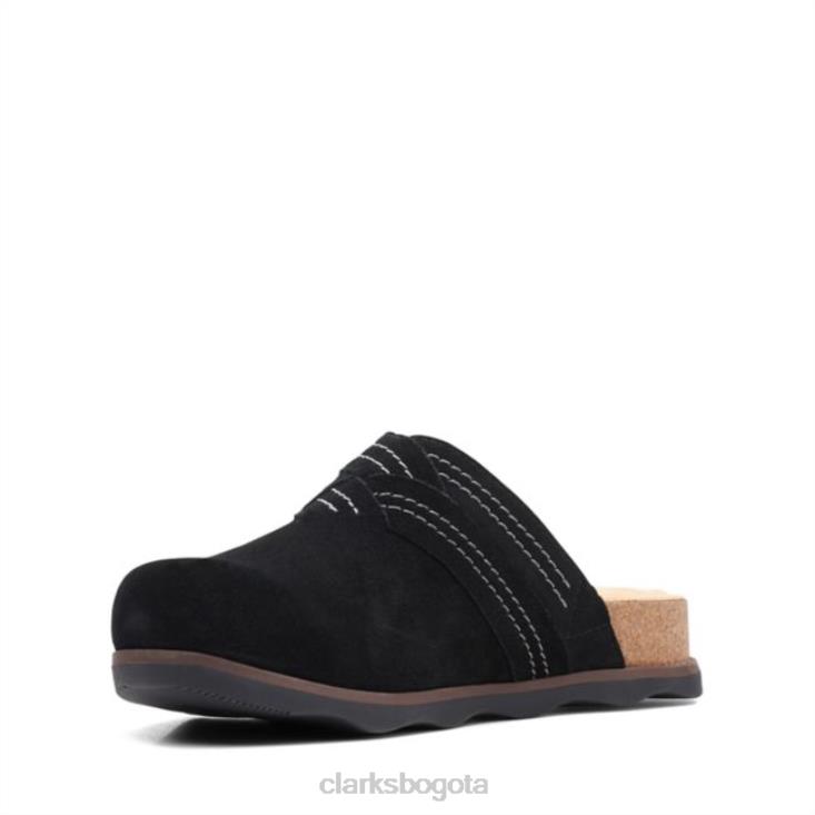 Clarks 0DX8L6350 brynn glide ante negro clarks ante negro mujer ante negro