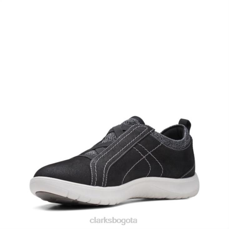 Clarks 0DX8L6353 clarks textil negro adella trace textil negro mujer textil negro