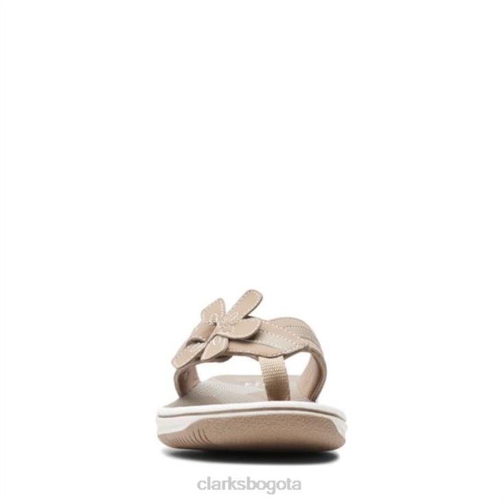 Clarks 0DX8L6359 brinkley flora topo clarks topo mujer gris pardo