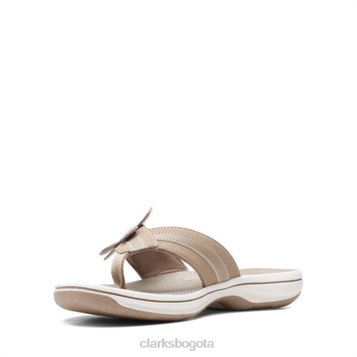 Clarks 0DX8L6359 brinkley flora topo clarks topo mujer gris pardo