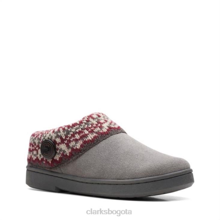 Clarks 0DX8L6360 gris clarks helecho willodean gris unisexo gris