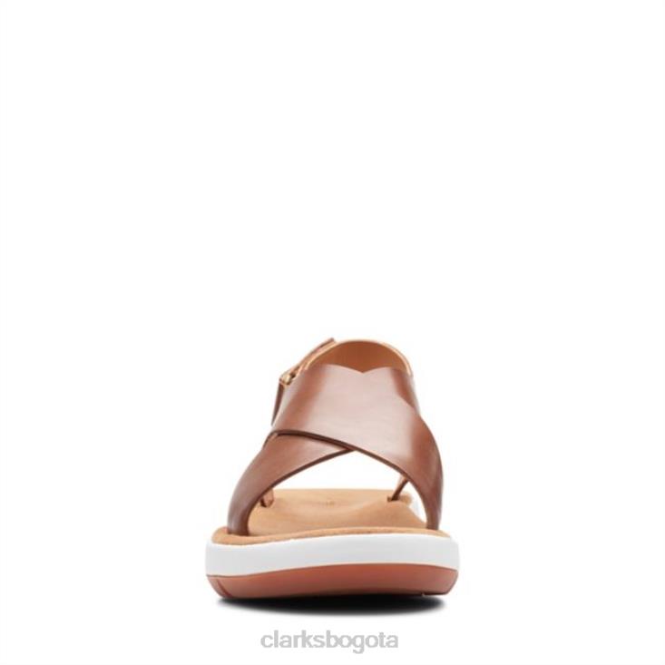Clarks 0DX8L6369 clarks cuero tostado oscuro jemsa cross cuero tostado oscuro unisexo cuero bronceado oscuro