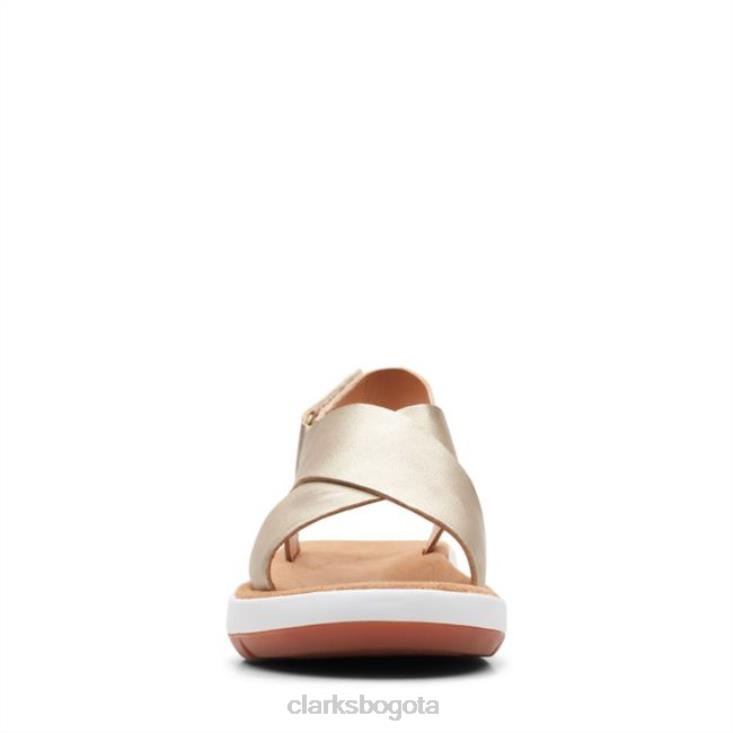 Clarks 0DX8L6370 clarks jemsa cross cuero champagne cuero champagne unisexo cuero champán