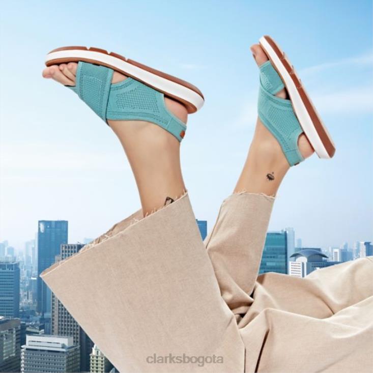 Clarks 0DX8L6388 punto turquesa jemsa dash clarks de punto turquesa unisexo punto turquesa