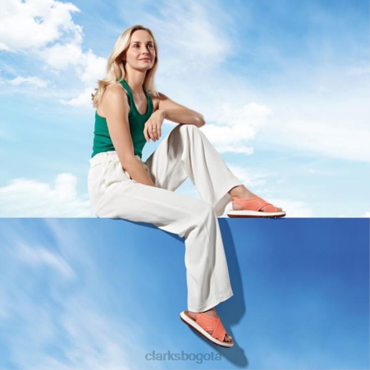 Clarks 0DX8L6390 clarks jemsa dash coral claro mujer coral claro