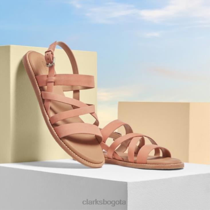 Clarks 0DX8L6391 karsea sol luz coral clarks coral claro mujer coral claro