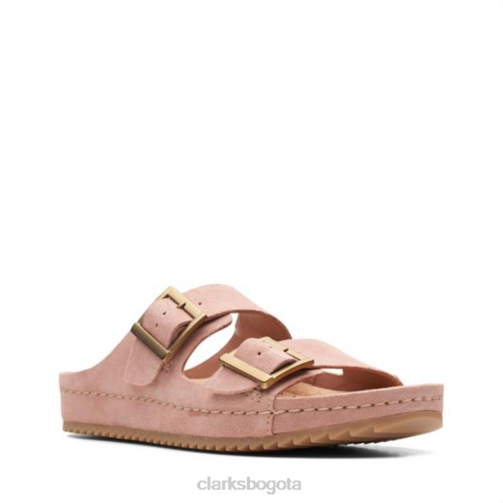 Clarks 0DX8L6393 clarks ante rosa brookleigh sol ante rosa unisexo gamuza rosa