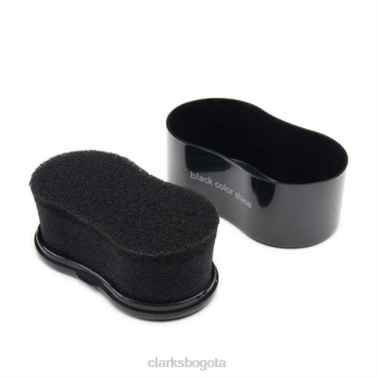 Clarks 0DX8L6404 esponja brillo negro clarks negros accesorios negro