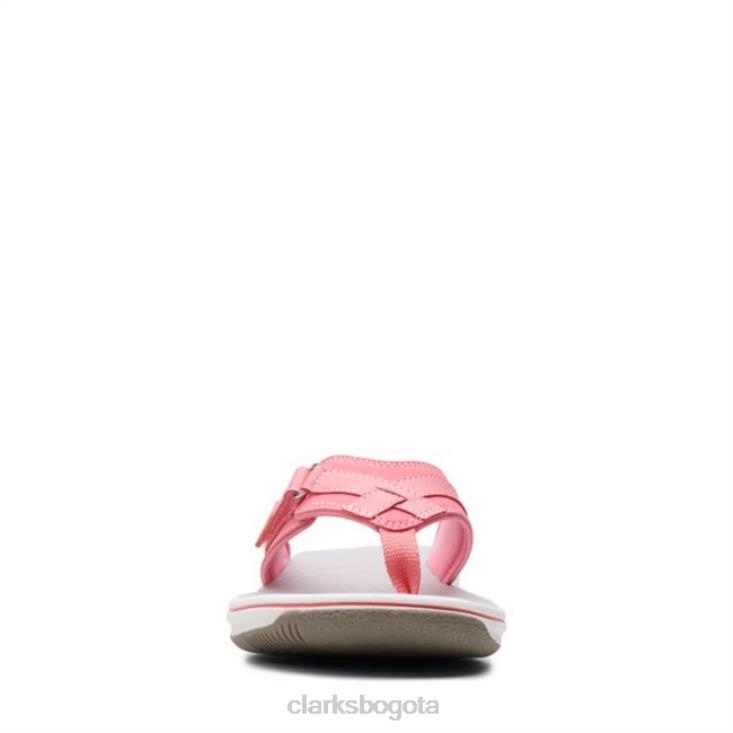 Clarks 0DX8L6409 clarks rosa brillante syn brisa mar rosa brillante syn mujer rosa brillante sin