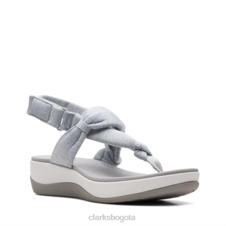 Clarks 0DX8L6414 arla nicole gris claro gris claro clarks mujer gris claro