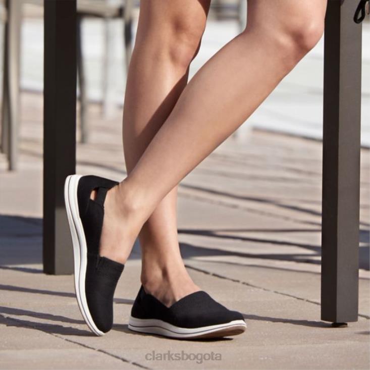 Clarks 0DX8L6419 clarks negros brisa paso negro mujer negro