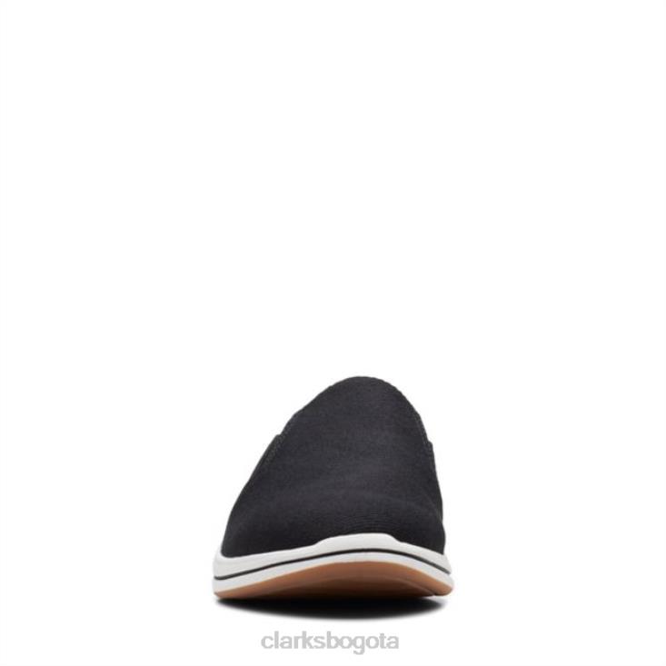 Clarks 0DX8L6423 brisa orilla negro clarks negro mujer negro