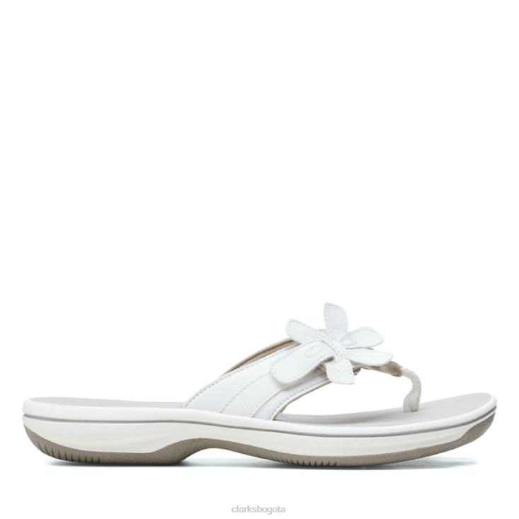 Clarks 0DX8L6424 clarks blancos brinkley flora blanco mujer blanco