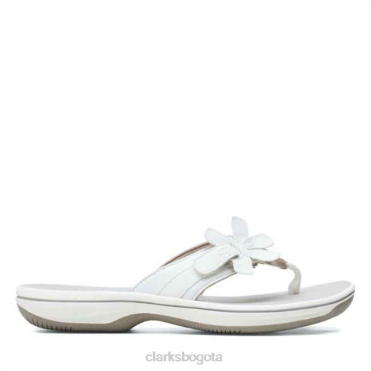 Clarks 0DX8L6424 clarks blancos brinkley flora blanco mujer blanco