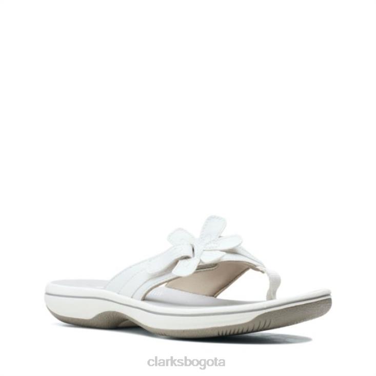 Clarks 0DX8L6424 clarks blancos brinkley flora blanco mujer blanco