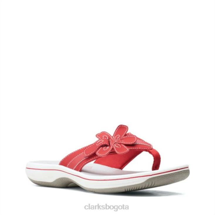 Clarks 0DX8L6425 clarks red brinkley flora rojo mujer rojo