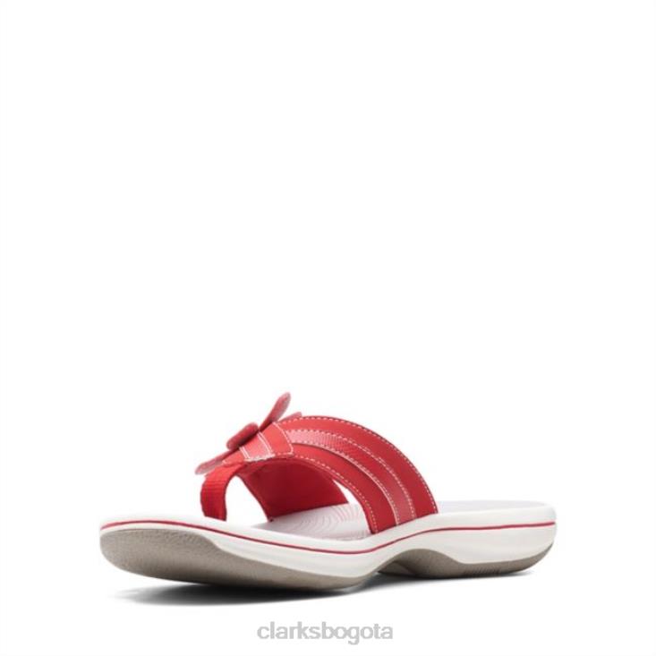 Clarks 0DX8L6425 clarks red brinkley flora rojo mujer rojo