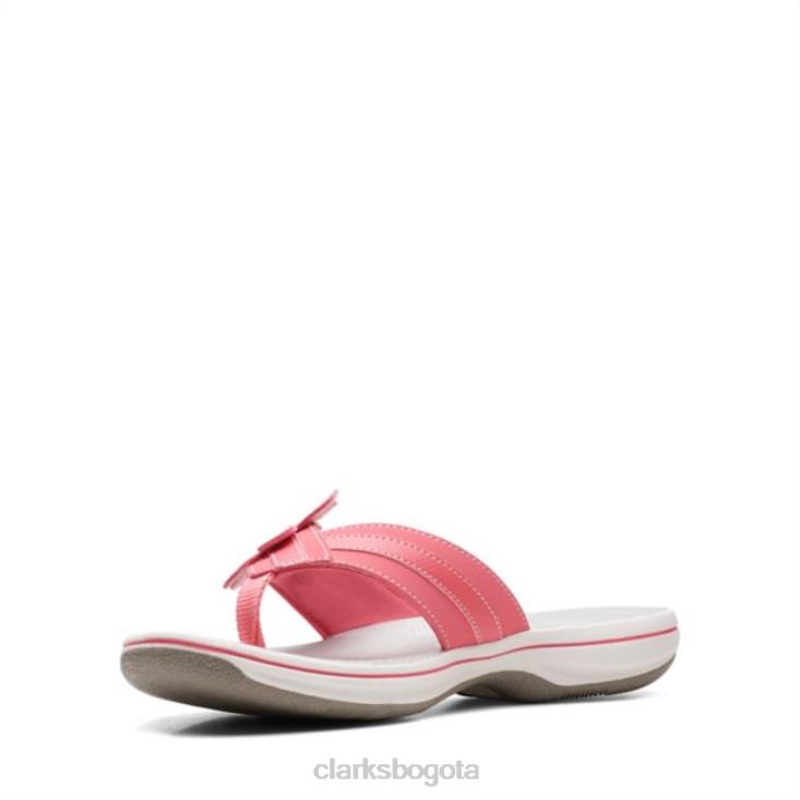 Clarks 0DX8L6426 clarks brinkley flora coral brillante coral brillante mujer coral brillante