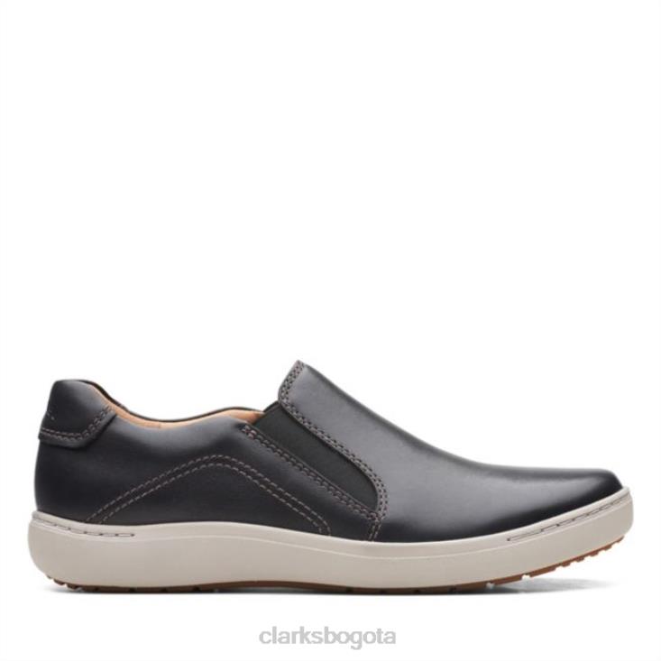 Clarks 0DX8L6442 clarks nalle stride cuero negro cuero negro mujer cuero negro
